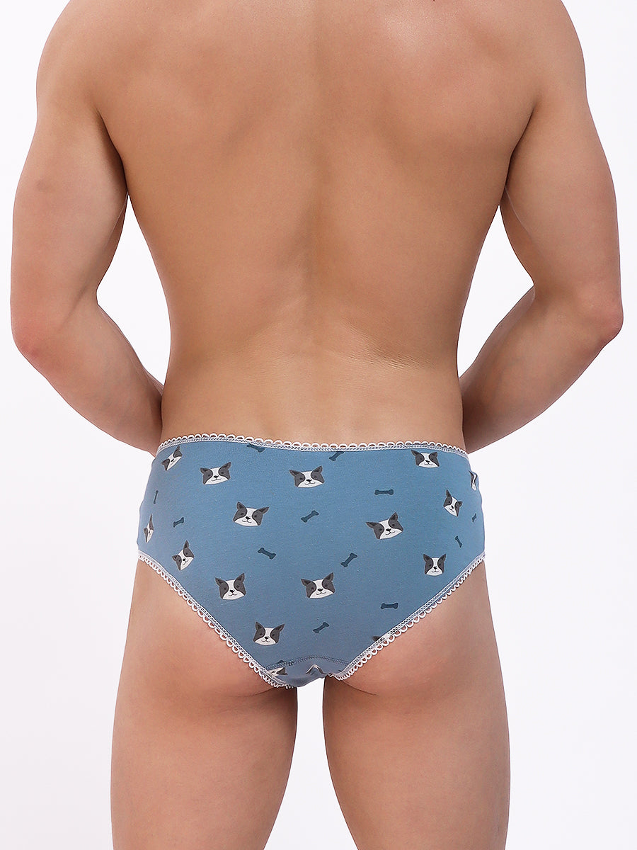 men's cotton print panties pack - XDress UK