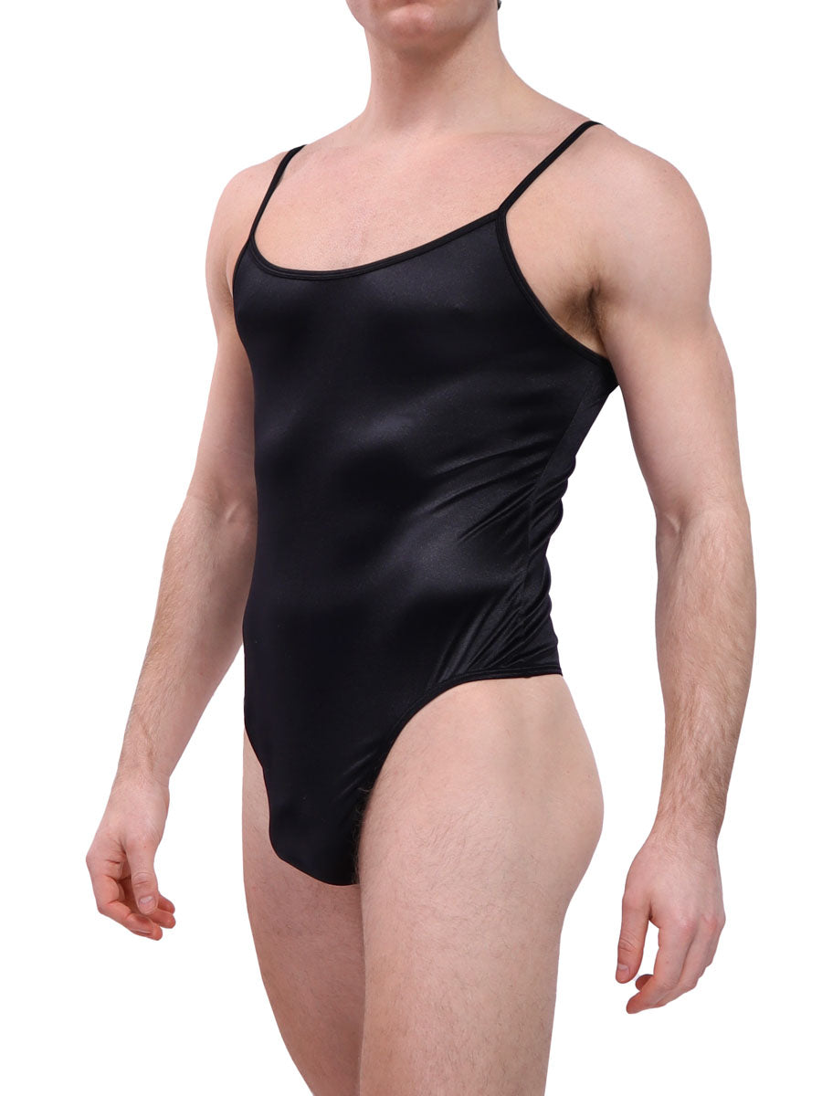 men's black thong bodysuit - XDress UK