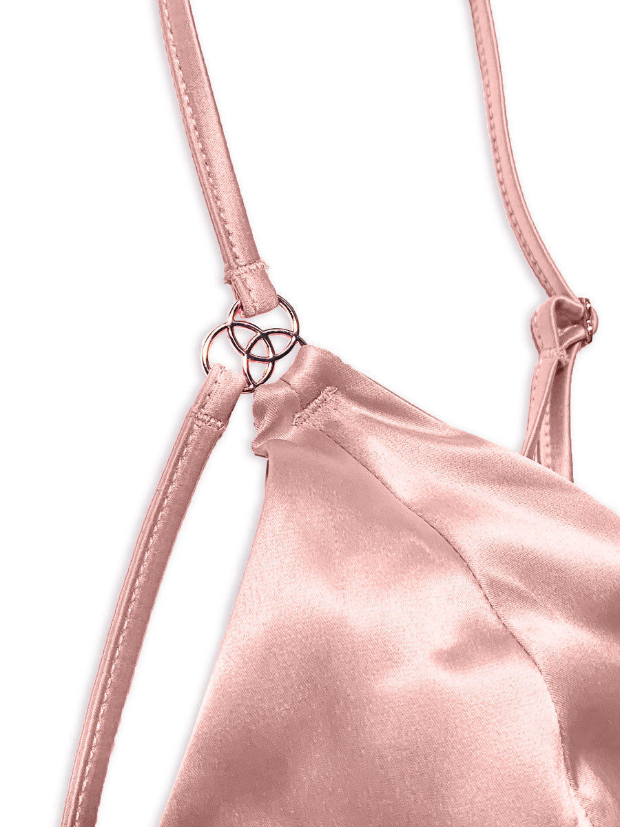 men's pink silk bra - XDress UK