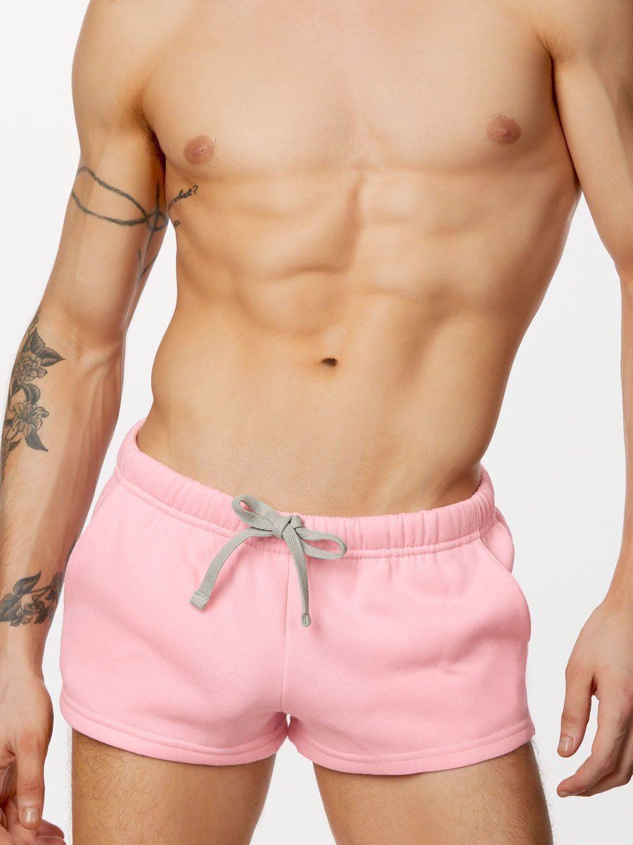 men's pink shorts