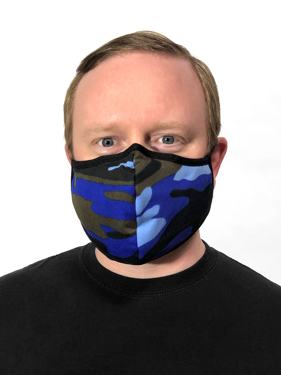 Men's camo face mask