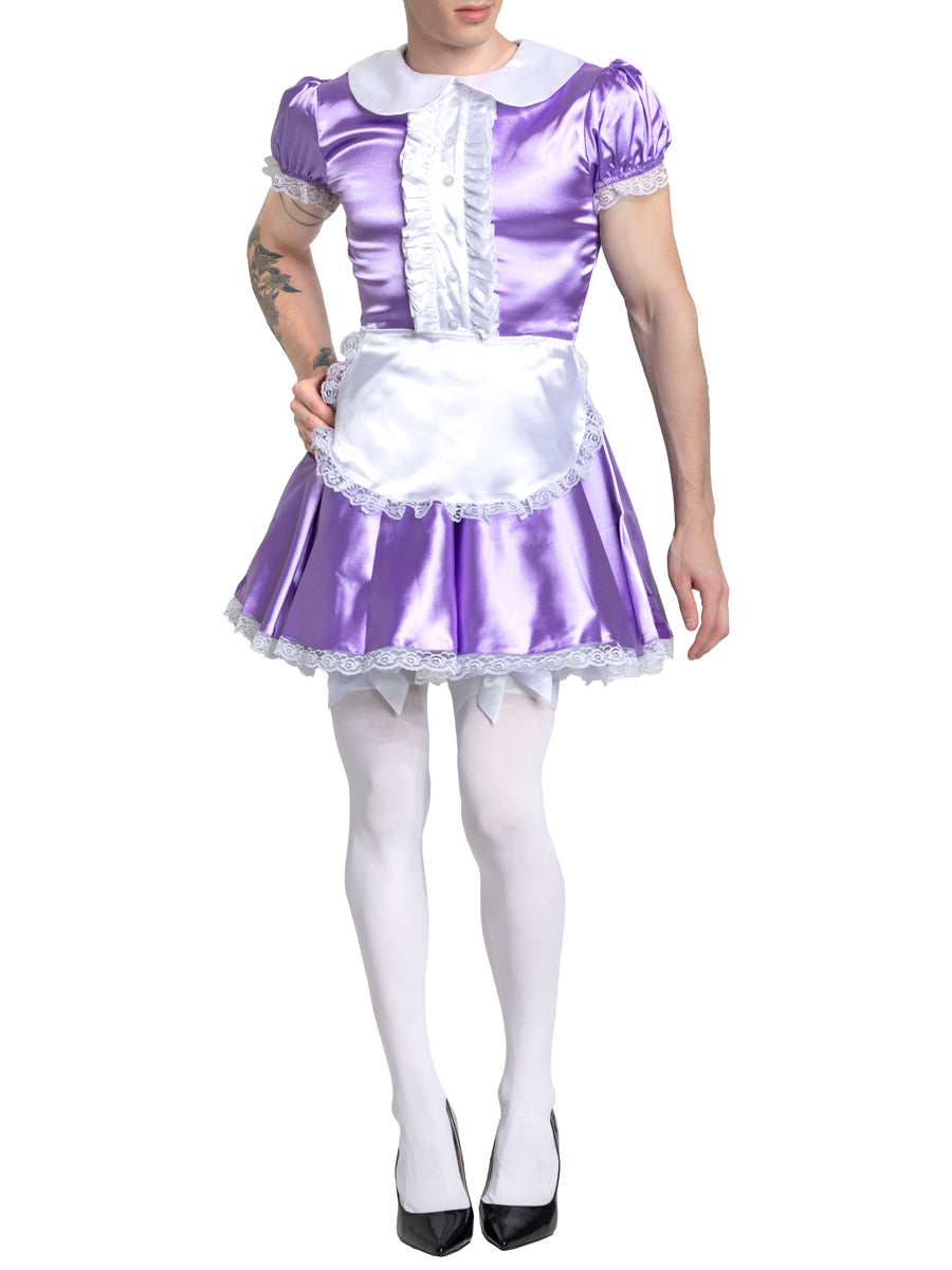 Men's purple Maid Dress