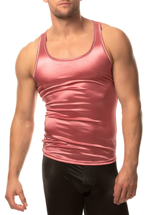 Men's Satin Tank Top - Sexy Lingerie For Men - XDress