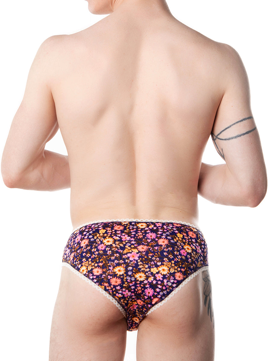 men's blue floral print panties - XDress UK