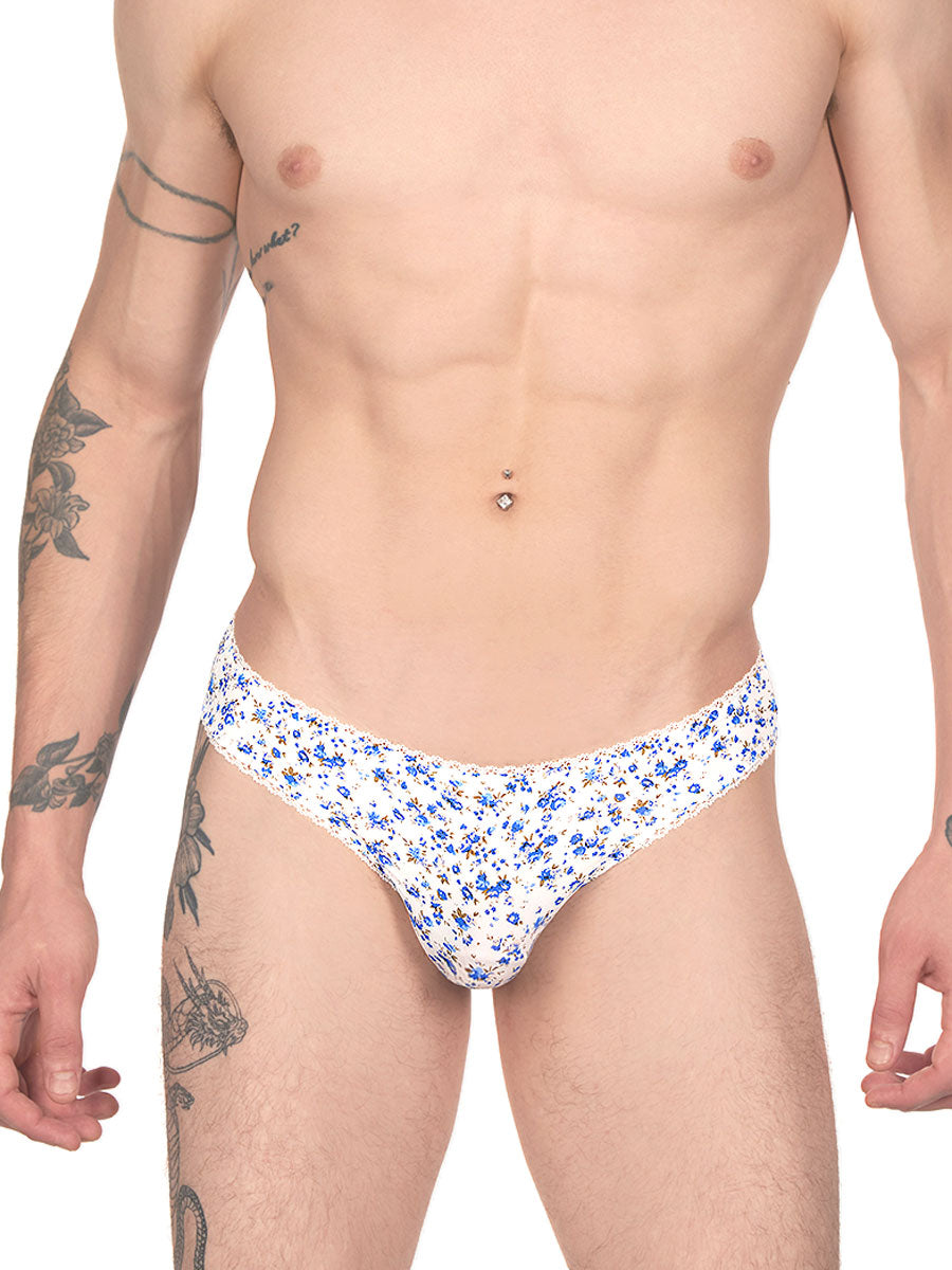 Men s Blue Floral Picot Panty Sexy Underwear For Men XDress men-s-blue-floral-picot-panty-sexy-underwear-for-men-xdress