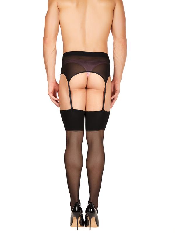 Mens stockings and suspenders best sale