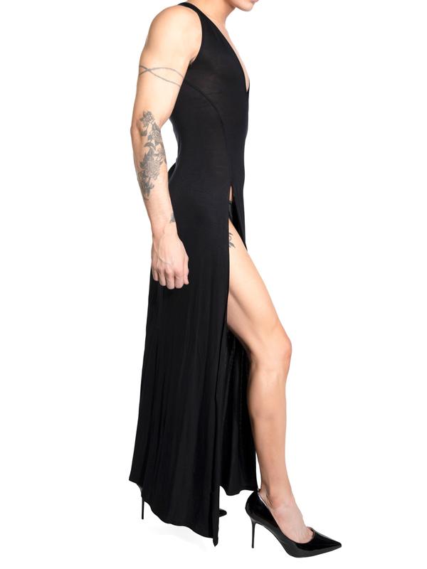 men's black sexy dress