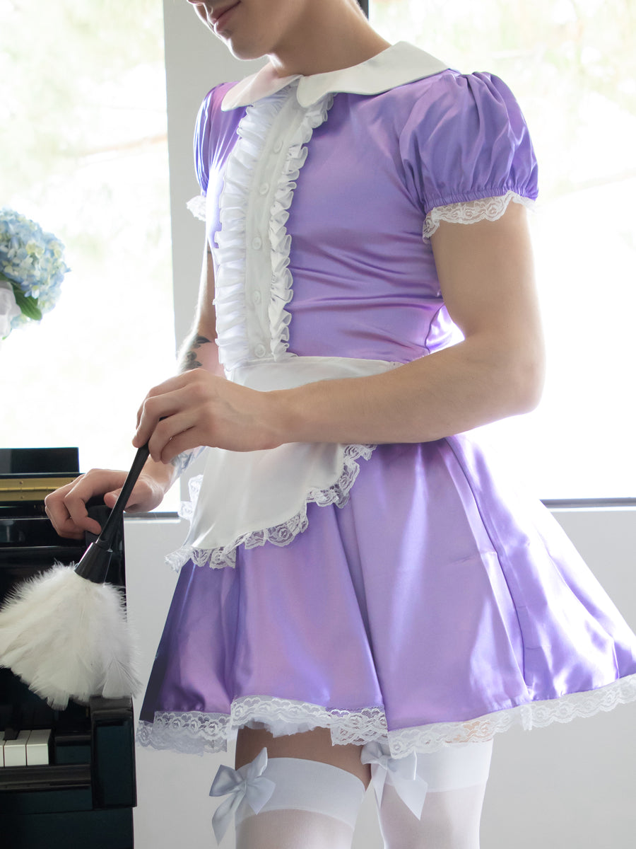 Men's purple Maid Dress